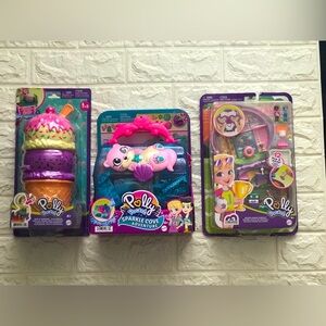 Polly pocket set of three